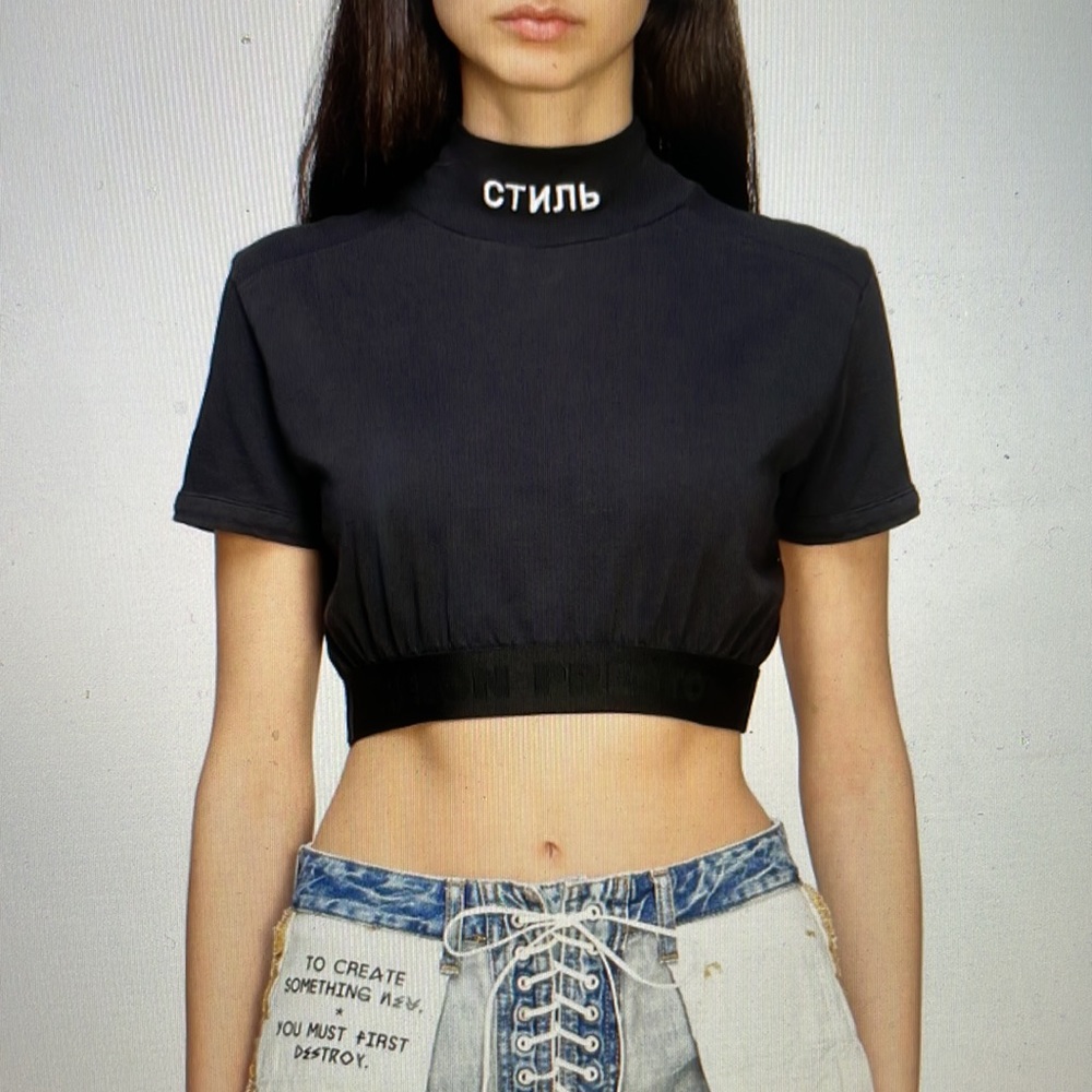 Heron Preston Womens Crop Top